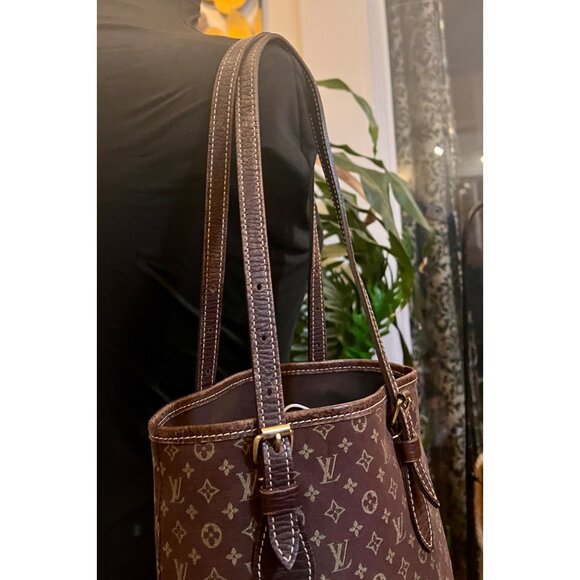 Louis Vuitton Monogram Demin Min Lin PM Bucket Bag - Picture 11 of 13